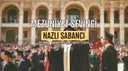 Nazlı Sabancı Psikoloji Bölümünden Mezun Oldu, Eşi Hacı Sabancı Yalnız Bırakmadı