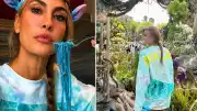 Çağla Şıkel İngiltere Tatilinde Avatar Konseptli Eğlence Paylaştı