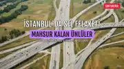 İstanbul'da Şiddetli Sağanak: Yasemin Şefkatli ve Murat Boz Mahsur Kaldı