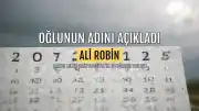 Melike Şahin, oğlu Ali Robin'in adını ilk kez açıkladı