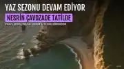 Oyuncu Nesrin Çav dzade Yaz Sezonunu Kapatmadığını Gösterdi
