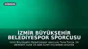 İzmir Büyükşehir Belediyespor Sporcusu Tuna Tunca Kuzey Kanalı'nı Başarıyla Geçti