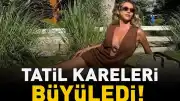 Oyuncu Sinem Kobal'dan tatil paylaşımları