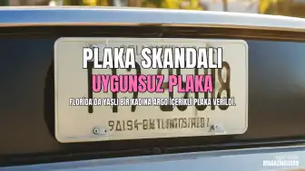 Florida'da Yaşlı Kadına Uygunsuz İçerikli Plaka Tahsis Edildi