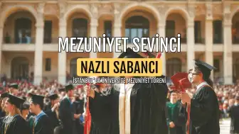 Nazlı Sabancı Psikoloji Bölümünden Mezun Oldu, Eşi Hacı Sabancı Yalnız Bırakmadı