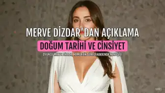 Oyuncu Merve Dizdar'dan Doğum Tarihi ve Bebeğinin Cinsiyeti Hakkında Açıklama