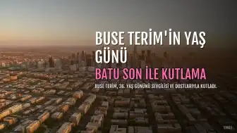Buse Terim, yeni yaşını sevgilisi Batu Son ile kutladı