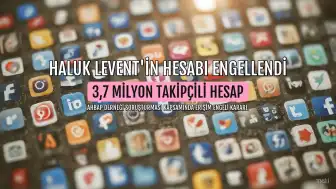 Haluk Levent'in Sosyal Medya Hesabına Erişim Engeli Getirildi