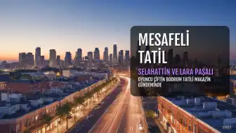 Oyuncu Selahattin Paşalı ve Eşi Lara Paşalı'dan Bodrum'da Mesafeli Tatil