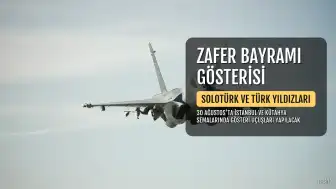 SOLOTÜRK ve Türk Yıldızları 30 Ağustos'ta Gökyüzünde Buluşuyor