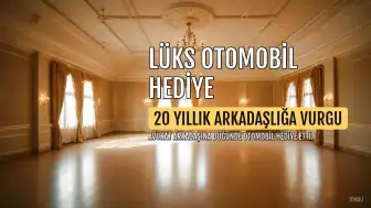 Avukattan 20 Yıllık Arkadaşına Lüks Düğün Hediyesi: Otomobil
