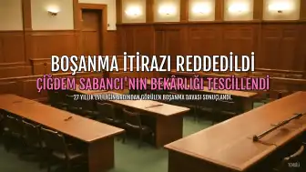 Çiğdem Sabancı'nın Boşanma Davasında İtiraz Reddedildi, Bekârlığı Tescillendi
