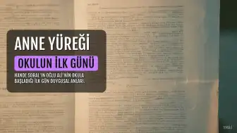 Hande Soral'ın Oğlu A. Okula Başladı: Ünlü Oyuncu Duygusal Anlar Yaşadı