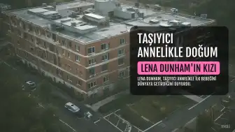 Lena Dunham, taşıyıcı annelik yoluyla ilk bebeğini kucağına aldı