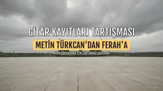 Metin Türkcan'dan Şebnem Ferah'a Gitar Kayıtları İddiası