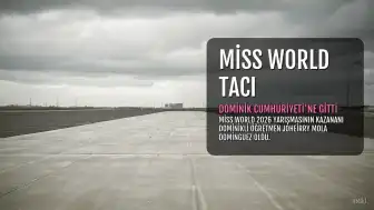 Miss World 2026 Tacını Dominikli Öğretmen Joheirry Mola Dominguez Kazandı