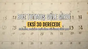 Nilay Dorsa, Eksi 30 Derecede Buz Tutmuş Göle Girdi