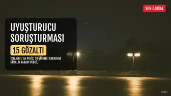 Oyuncu A.İ.'nin de Aralarında Bulunduğu 15 Kişi Uyuşturucu Soruşturmasında Gözaltına Alındı