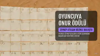 Zeynep Atılgan'a Bilim ve Sanattaki Başarısı Nedeniyle Onur Ödülü Verildi