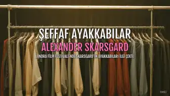 Alexander Skarsgard'ın Şeffaf Ayakkabıları Londra'da Dikkat Çekti