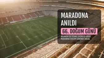 Arjantin'de Diego Maradona Doğumunun 66. Yılında Anıldı