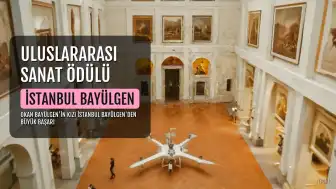 Okan Bayülgen'in kızı I.B.'e uluslararası sanat ödülü