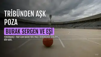 Oyuncu Burak Sergen ve Eşi Gizem Sergen Fenerbahçe Maçında Bir Arada