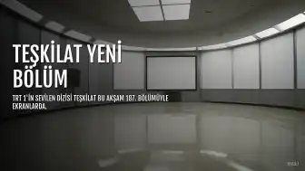 TRT 1'in sevilen dizisi Teşkilat, 187. bölümüyle bu akşam ekranda