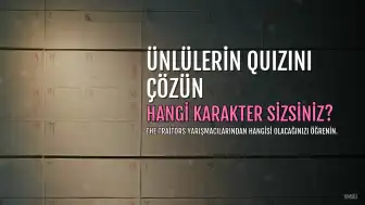 Ünlü "The Traitors" Yarışmacılarından Hangisi Olurdunuz? Yeni Quiz Yayında