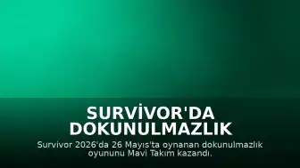 Survivor'da Dokunulmazlık Oyununu Mavi Takım Kazandı, M.A. Eleme Adayı Oldu