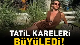 Oyuncu Sinem Kobal'dan tatil paylaşımları