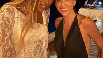 Naomi Campbell, Bozburun'da DJ Kabininde