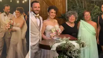 Oyuncu Yağmur Başkurt ve Mehmet Şeker Evlendi