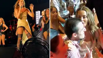 Hadise'den Duygusal An: Sahneden İnip Hayranını Öptü