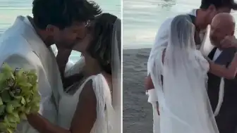Zeynep Bastık ve Serkay Tütüncü'nün Çeşme'deki Düğününde Kayınpeder-Damat İlişkisi Dikkat Çekti